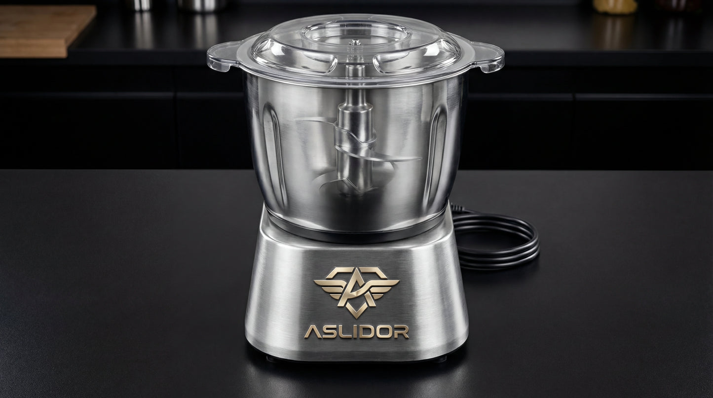 ASLIDOR Gastronome 3L : Hachoir Professionnel en Acier Inoxydable